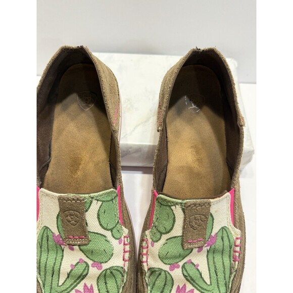 Ariat Women’s Size US 8B Cowgirl Rugged West Cactus Print Cruiser Shoes Suede - Picture 9 of 13